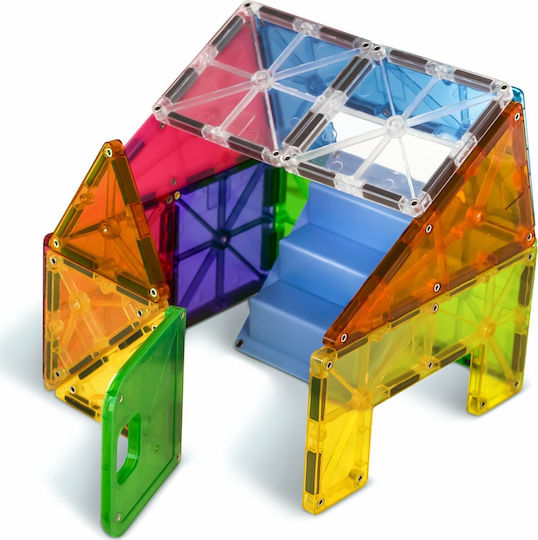 Magna-Tiles Μαγνητικό Παιχνίδι Κατασκευών Mixed Colors για Παιδιά 3+ Ετών