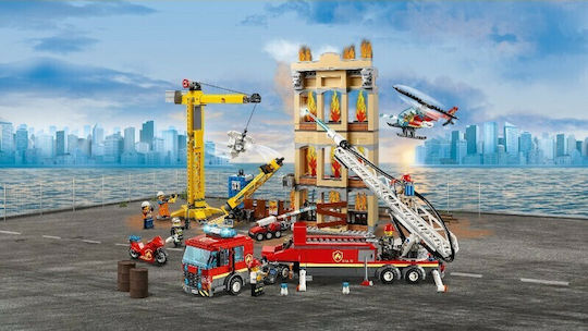 LEGO City Downtown Пожарна Бригада за Възраст 6+ Бройки 943