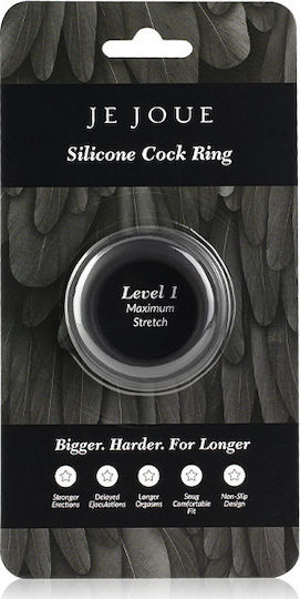 Je Joue Silicone C-Ring Minimum Stretch Cock Ring Cock Silicon Black
