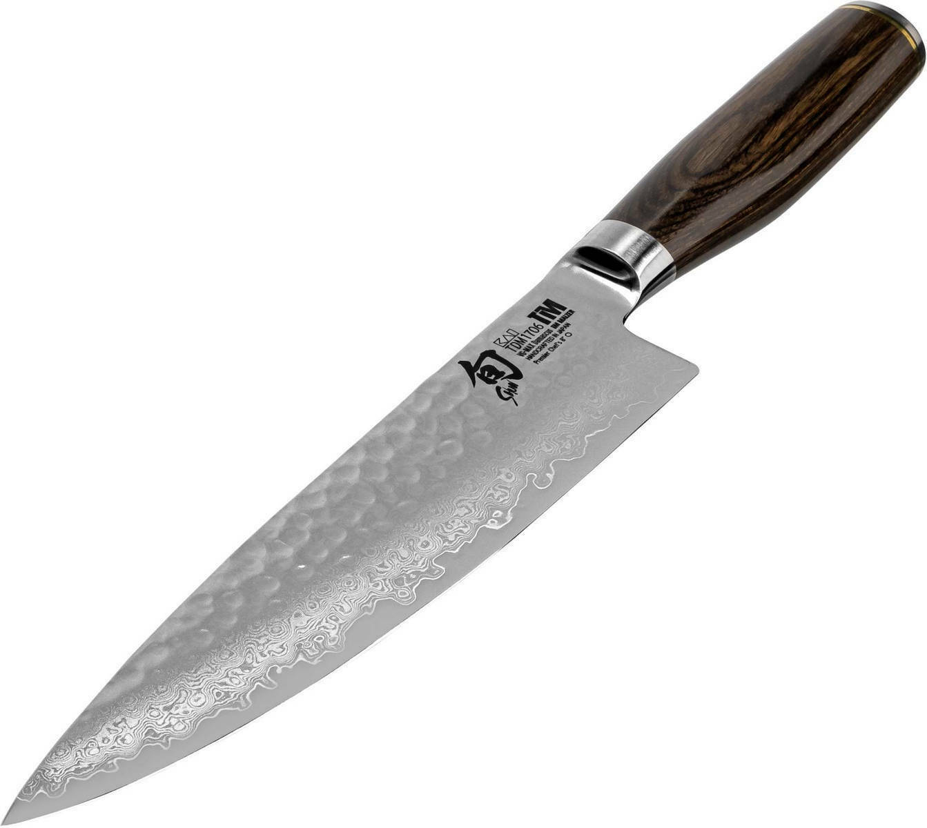 Set regalo KAI Shun Premier | coltello da chef Tim Mälzer da 20,0 cm,  TDM-1706 | + tagliere in legno da vecchio barile 30 x 18 cm | VK: 259,- €