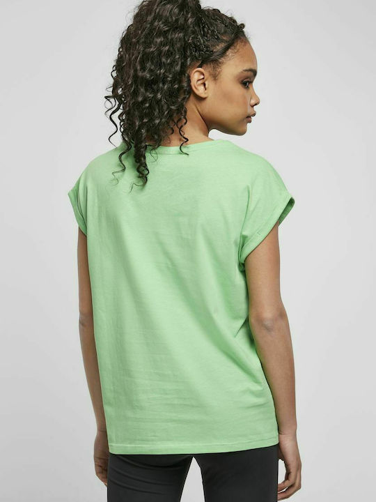 Urban Classics TB771 Women's T-shirt Ghostgreen