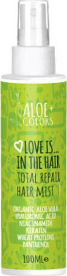 Aloe Colors Love Is In The Hair Σετ Περιποίησης Μαλλιών για Όλους τους Τύπους με Σαμπουάν 3τμχ