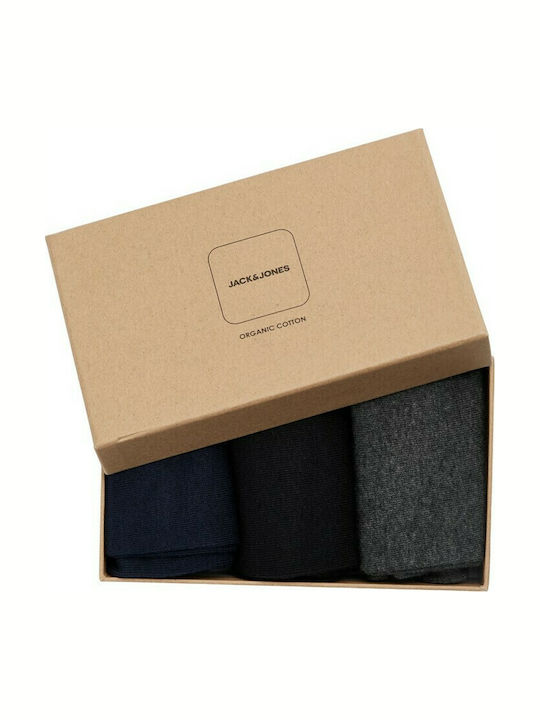 Jack & Jones Men's Socks Black / Navy Blazer / Grey 3Pack