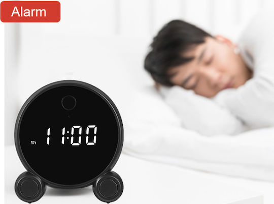 Hidden Camera WiFi Clock 1080p with Memory Card Slot