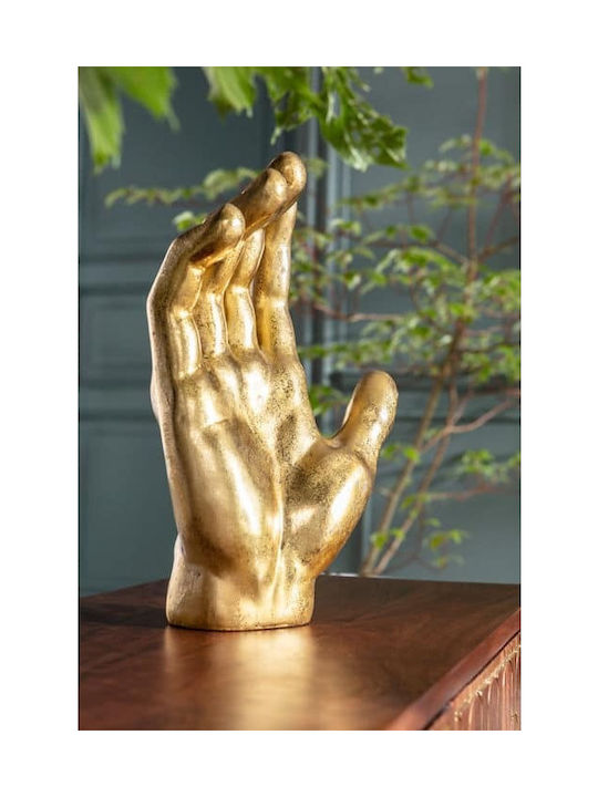 Kare Design Decorativ de Spațiu Mano din Metal Aur 23x12x35cm 1buc