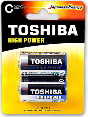 Toshiba Bp-2 Αλκαλικές Μπαταρίες C 1.5V 2τμχ
