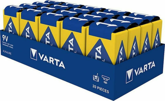 Varta Industrial Alkaline Batterien 9V 20Stück