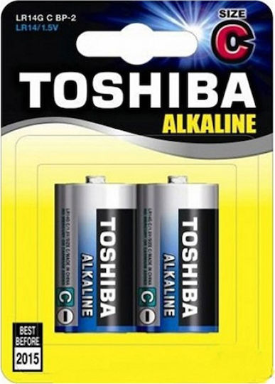 Toshiba Bp-2 Αλκαλικές Μπαταρίες C 1.5V 2τμχ