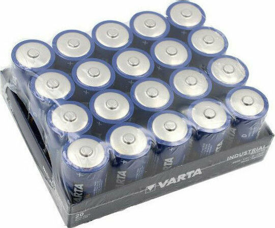 Varta Industrial Αλκαλικές Μπαταρίες D 1.5V 20τμχ