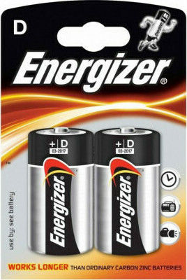 Energizer Power Baterii Alcaline D 1.5V 2buc