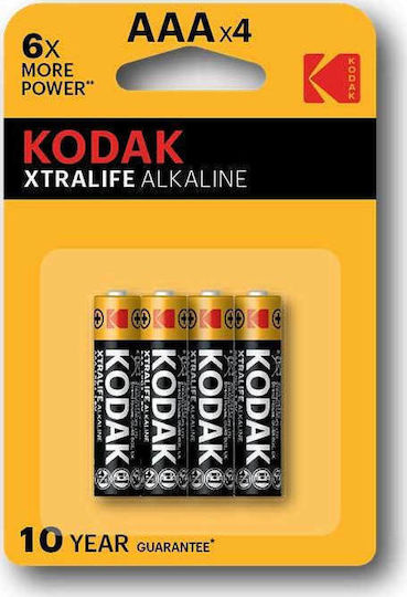 Kodak Xtralife Алкални Батерии AAA 1.5V 4бр