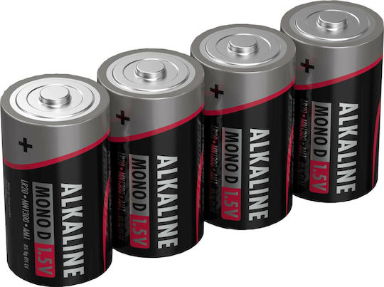 Ansmann Алкални Батерии D 1.5V 4бр