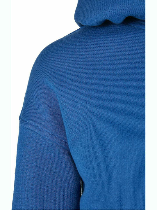 Γυναικείο Φούτερ με Κουκούλα Sporty Blue