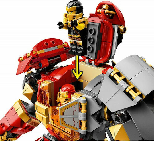 LEGO Ninjago Feuerstein Mech Für 9+ Jahre 968Stücke