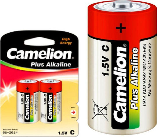 Camelion Plus Αλκαλικές Μπαταρίες C 1.5V 2τμχ