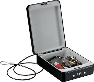Master Lock Cash Box with Combination Black Portable Personal Safe P005CEURBLKHRO