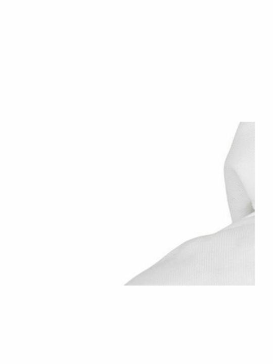 Cropped Women's Sweatshirt Hooded White