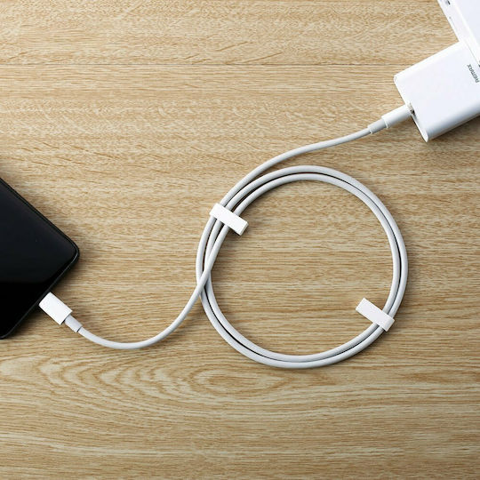 Remax Super Fast RC-136a USB 2.0 Cable USB-C male - USB-A Λευκό 1m