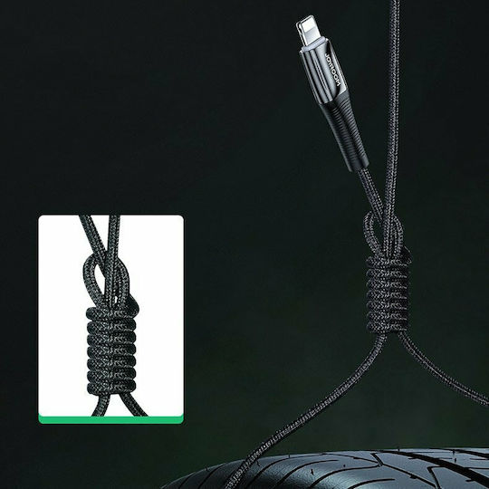 Joyroom S-1224K2 Braided USB-C to Lightning Cable 20W Black 1.2m (57983105182)