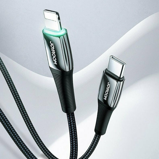 Joyroom S-1224K2 Braided USB-C to Lightning Cable 20W Black 1.2m (57983105182)