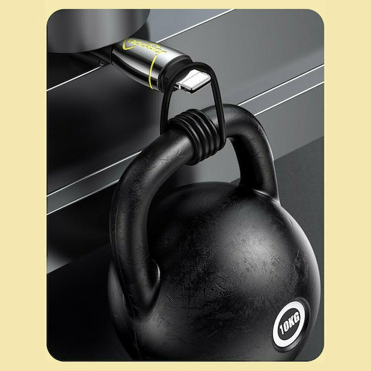 Joyroom S-1230K6 Плетена USB 2.0 Кабел USB-C мъжки - USB-A мъжки 10W Черен 1.2м