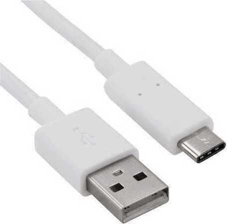 Canyon USB 2.0 Кабел USB-C Мъжки - USB-A 5W Бял 1м CNE-USBC1W