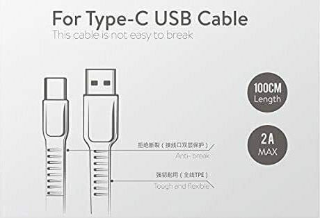 Baseus Tough Flach USB 2.0 Kabel USB-C männlich - USB-A Schwarz 1m (CATZY-B01)