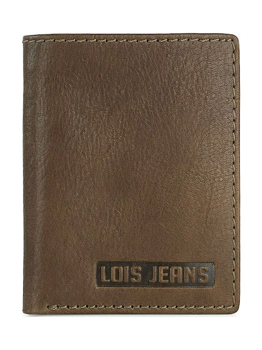 Lois Δερμάτινο Ανδρικό Πορτοφόλι με RFID Καφέ