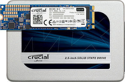 Crucial MX300 SSD 275GB τύπου M.2 με σύνδεση SATA III CT275MX300SSD4