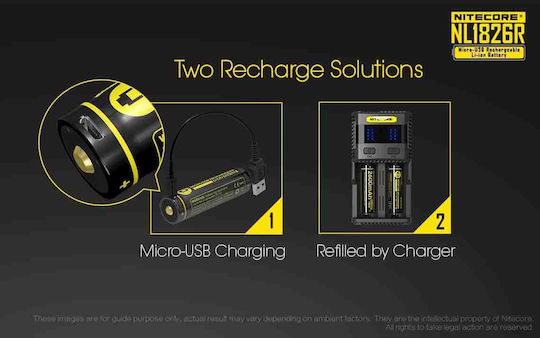 NiteCore NL1826R Baterie Reîncărcabilă 18650 Li-ion 2600mAh 3.6V 1buc