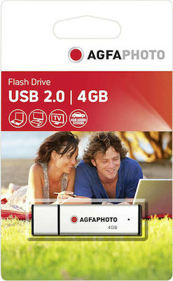 AgfaPhoto 4GB USB 2.0 Stick Silber