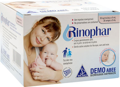 Demo Rinophar Saline Solution Ampoules for the Whole Family 150ml