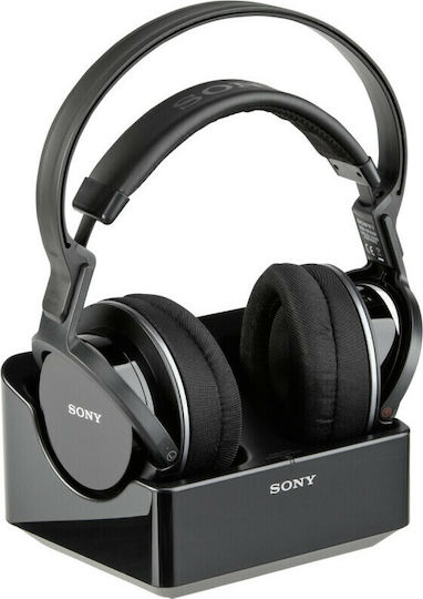 Sony RF MDR-RF855RK Fără fir Over Ear Căști cu 18 ore de Funcționare Negre