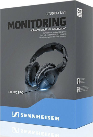 Sennheiser HD 280 Pro ΙΙ Wired Over Ear Headphones Black