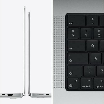 Apple MacBook Pro 14" (2021) (M1-Pro 8-ядрен/16GB/512GB SSD) Silver (GR Клавиатура)