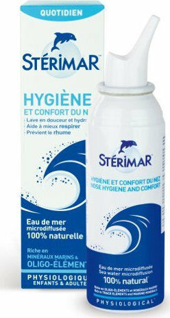 Sterimar Nasal Hygiene Ρινικό Σπρέι με Θαλασσινό Νερό για Όλη την Οικογένεια από 3 Ετών 100ml