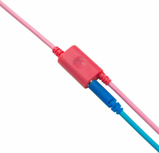 Motorola Squads 300 Безжични / Жични On Ear Слушалки с Радио с 24 часа Работа Розови