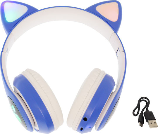 Cat STN28 Kabellos / Kabelgebunden Kinder Am Ohr Kopfhörer mit Radio mit 10 Stunden Betriebszeit Blau
