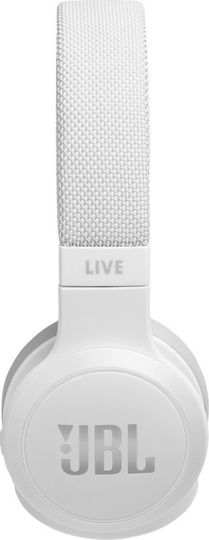 JBL Live 400BT Wireless / Wired On Ear Headphones with 24 hours of Operation White