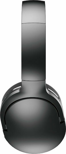 Baseus Encok D02 Pro Ασύρματα / Ενσύρματα Over Ear Ακουστικά με 40 ώρες Λειτουργίας και Quick Charge Μαύρα