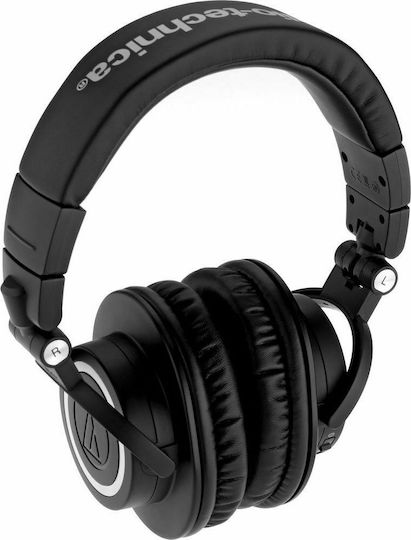 Audio Technica Wireless / Wired Over Ear Headphones with 50 hours of Operation Black
