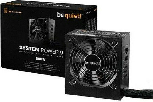 Be Quiet System Power 9 CM 600W Черен Компютърно захранване Полумодулни 80 Plus Bronze