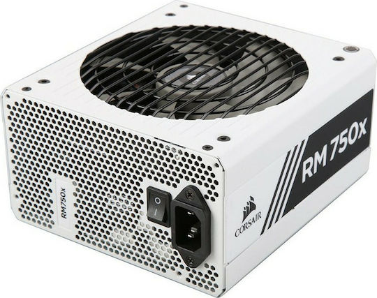 Corsair RMx 2018 White Series RM750x 750W Λευκό Τροφοδοτικό Υπολογιστή Full Modular 80 Plus Gold