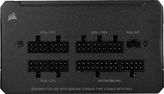 Corsair CX Series CX650F RGB 650W Черен Компютърно захранване Пълен модул 80 Plus Bronze