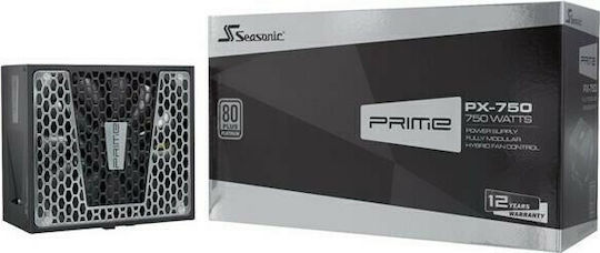Seasonic Prime PX 750W Μαύρο Τροφοδοτικό Υπολογιστή Full Modular 80 Plus Platinum