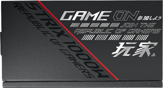 Asus ROG-STRIX-1000G 1000W Μαύρο Τροφοδοτικό Υπολογιστή Full Modular 80 Plus Gold
