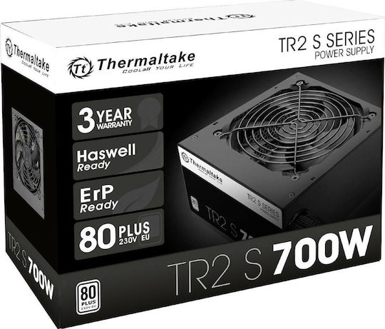 Thermaltake TR2 S 700W Μαύρο Τροφοδοτικό Υπολογιστή Full Wired 80 Plus Standard