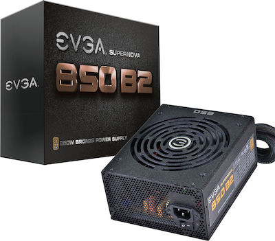 EVGA 850 BQ 850W Τροφοδοτικό Υπολογιστή Semi Modular 80 Plus Bronze