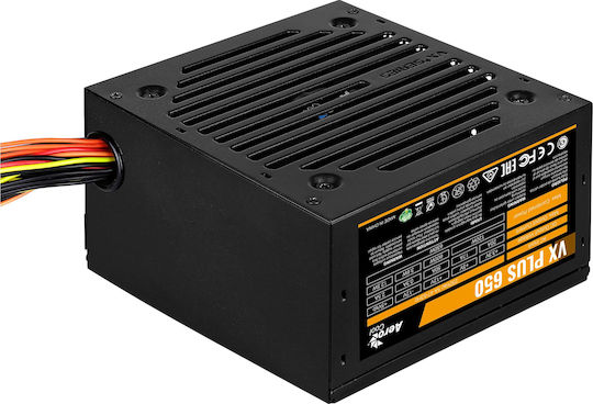 Aerocool VX Plus 650W Schwarz Computer-Netzteil Voll verkabelt