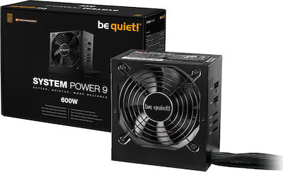 Be Quiet System Power B9 600W Τροφοδοτικό Υπολογιστή Full Wired 80 Plus Bronze (Bulk)